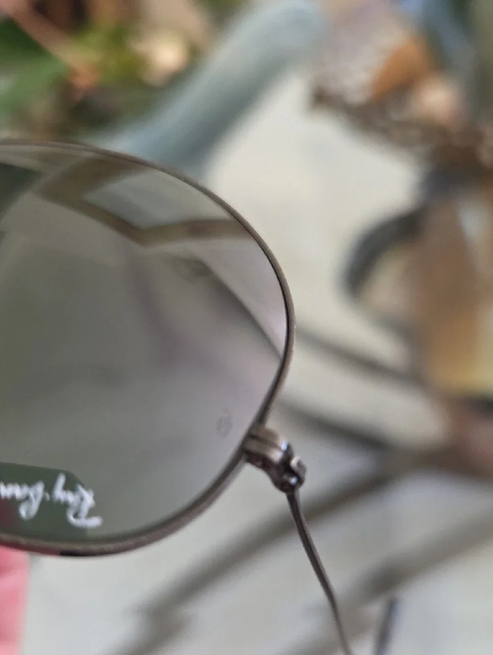 Vintage Ray-Ban Bl  Aviator Sunglasses 58-14 - Black Frame, Metal Black